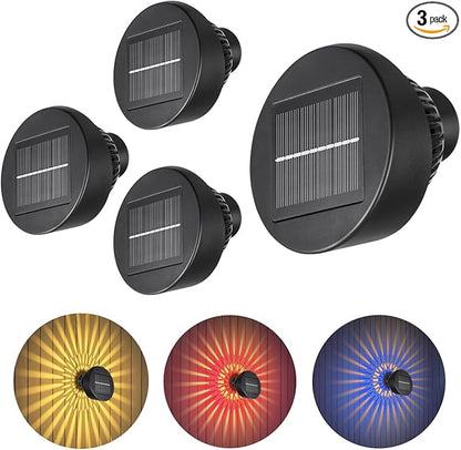 Vangue Solar Lights Outdoor Garden, 2025 New Dynamic Running Light, IP65 Waterproof Dual-Mode Solar Powered Outdoor Lights for Pathway Lawn Patio Yard Landscape Driveway (3)