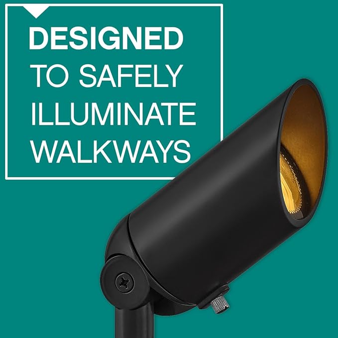 Hinkley Hardy Island Accent Spot Light 12V Led Spot Light, Low Voltage Brass Satin Black