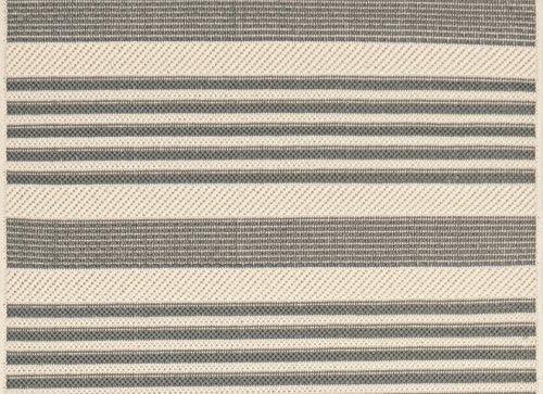 SAFAVIEH Washable Rug Outdoor Courtyard Collection - 2'3" x 6'7" Runner, Grey & Bone, Non-Shedding & Easy Cleaning, Ideal for Patio, Entryway, Mudroom, Hallway, Kitchen (CY6062-236)