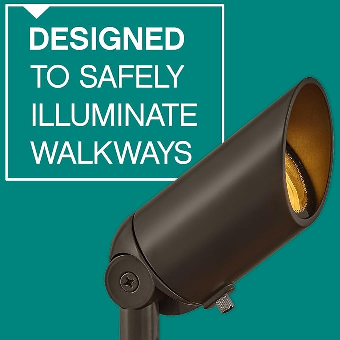Hinkley Landscape Lighting 1536BZ Spot Light - MR16 LED Bulb Required, 50w, Bronze Clear Lens