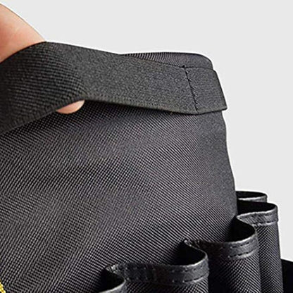Gardening Tool Bucket, Heavy Duty Gardening Organizer Tote with 56 Pockets, 600D Garden Bags Storage Carrier for Garden, Sturdy Canvas Tool Storage Set for Women Men Gardener(Black)