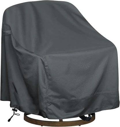 Outdoor Swivel Lounge Chair Cover ,Waterproof Heavy Duty Outdoor Chair Covers, (33" W X 35" D X 38.5" H) Patio Furniture Cover for Swivel Patio Lounge Chair