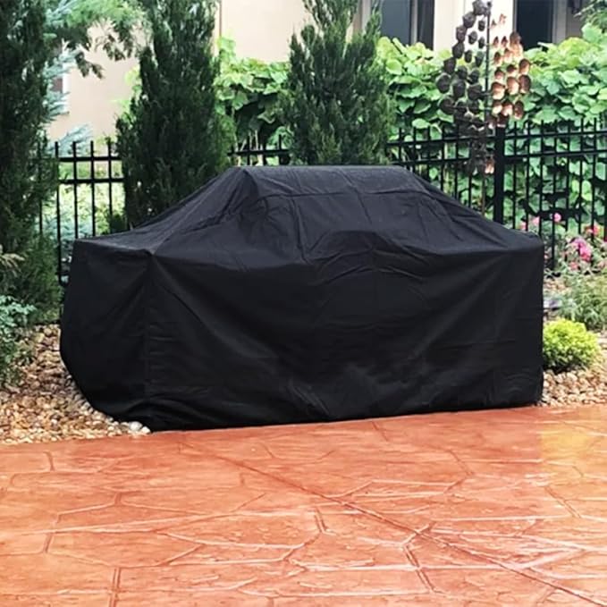 Stone Patio Grill Island Cover Waterproof 94 Inch Outdoor Kitchen Island BBQ Grill Cover for Heavy Duty Stainless Steel Outdoor Kitchen Set
