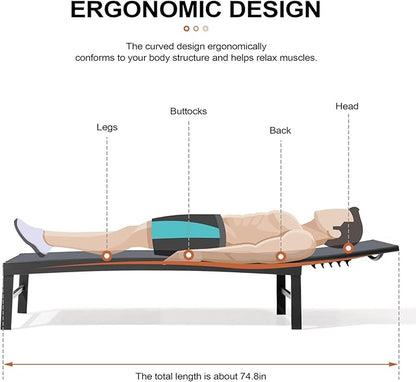 Crestlive Products Chaise Lounge Chair Outdoor Set of 2, Adjustable 5 Positions Pool Tanning Recliner, Outdoor Lounge Furniture Perfect for Patio, Beach, Yard, Pool