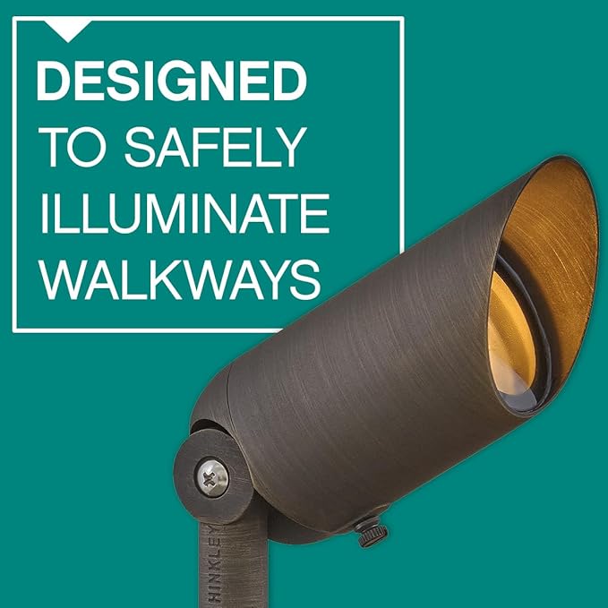 Hinkley Landscape Lighting Hardy Island 1536MZ Spot Light - MR16 LED Bulb Required, 50w - Matte Bronze Clear Lens