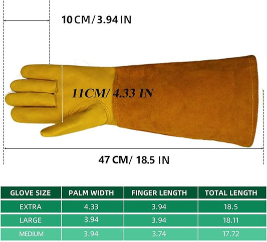 3-in-1 Gloves for Gardening, Farming & Cleaning, Stab-Proof, Anti-Slip, Wear-Resistant, Comfort, Breathable, Durable