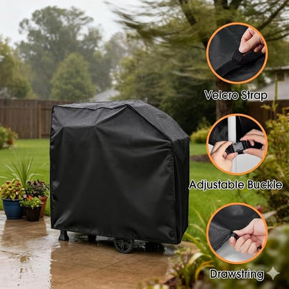 Grill Cover for Expert Grill Heavy Duty 24-Inch Charcoal Grill, Waterproof Outdoor BBQ Griddle Cover, Fade-Resistant UV Resistant All Weather Protection