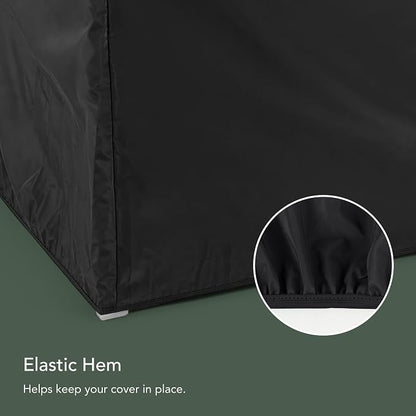 Covermates Classic Grill Cover - All-Weather Heavy Duty Outdoor BBQ Cover with Water-Resistant 12-Gauge Vinyl, Mesh Vents, Protection for Large Outdoor Grills, 80 Inch, Black