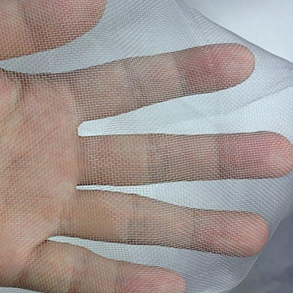 8Ftx 25Ft Mosquito Bug Insect Bird Fine Mesh Net Barrier Hunting Blind Garden Screen Netting for Protect Your Plant Fruits Flower