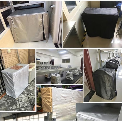 Custom Size Dust Cover - Waterproof, Made-to-Measure Protective Cover with Personalized Logo/Text for Patio Furniture, Equipment, Tools, RV Trailers & Outdoor AC Units (600D Coated – Heavy Duty)