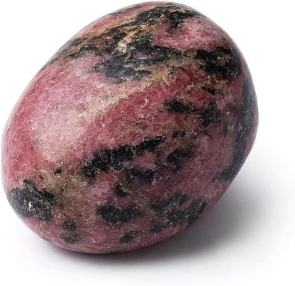 Polished Rhodonite Stone Set Crystals,1.2" 1 Piece Handpicked Natural Tumbled Gemstones Rocks, Healing Crystal for Reiki, Chakra, Healing, Home Decor