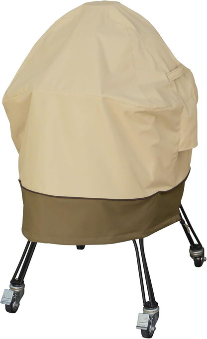 Classic Accessories Veranda Water-Resistant 27 Inch Kamado Ceramic BBQ Grill Cover
