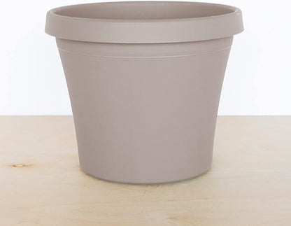 Bloem Terra Pot Planter: 12" - Pebble Stone Beige - Durable Resin Pot, for Indoor and Outdoor Use, Gardening, 3.5 Gallon Capacity, Saucer Sold Separately