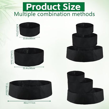 3 Tiered Fabric Strawberry Planter 48 36 24 inch Strawberry Tower Planter Stackable Planters Strawberry Grow Kit