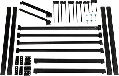 StoreYourBoard Freestanding Tool Storage Rack, Garage Floor Stand, Adjustable Garden Tool Organizer, Industrial Steel