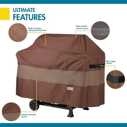 DUCKCOVERS Ultimate Waterproof BBQ Grill Cover, 80 Inch, Grill Cover, Grill Cover for Outdoor Grill, BBQ Cover
