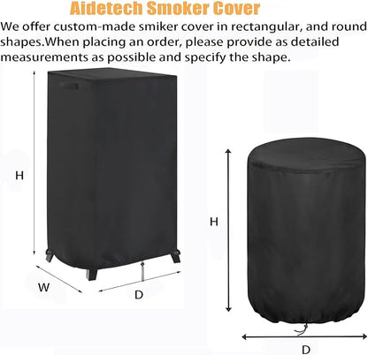 Smoker Cover, Heavy Duty Waterproof Outdoor Grill Electric Smoker Covers-Customized