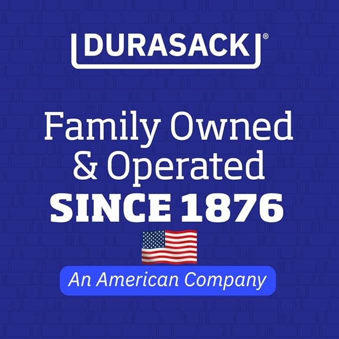 DURASACK Heavy Duty Storage Tote Bag 22-Gallon Rugged Woven Polypropylene Moving Bag, Reusable Self-Standing Design, Holds up to 500 Pounds, Single, Gingham Gray