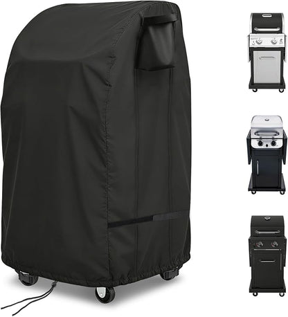 24 inch Grill Cover for Nexgrill 720-0864RA 2 Burner Gas Griddle, Waterproof BBQ Cover for Megamaster 720-0864MA, Char-Broil 463673519P1 Propane Grill with Foldable Side Table (24"×23“×42“)