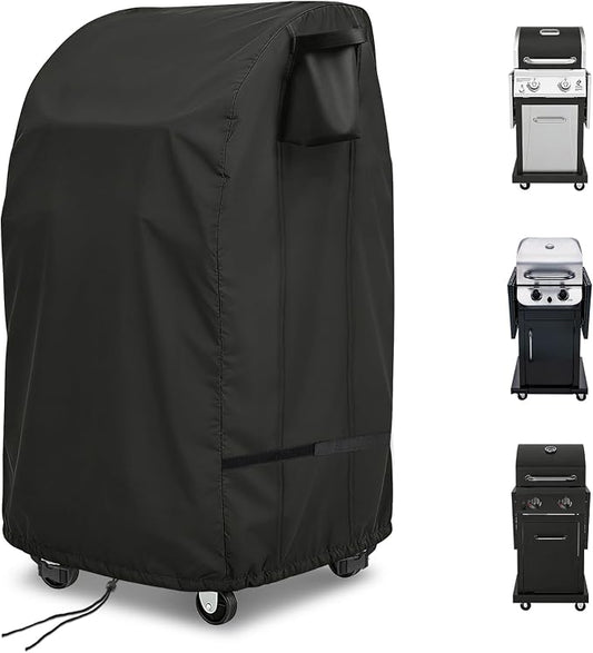 24 inch Grill Cover for Nexgrill 720-0864RA 2 Burner Gas Griddle, Waterproof BBQ Cover for Megamaster 720-0864MA, Char-Broil 463673519P1 Propane Grill with Foldable Side Table (24"×23“×42“)