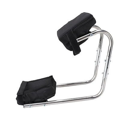 Keenso Portable Stainless Steel Garden Kneeler Reduce Knee Pressure for Farming and Garden Work