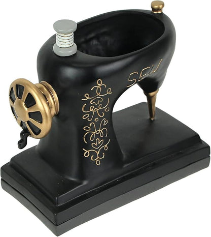 Allen Designs Vintage Stitch Resin Baby Sewing Machine Mini Succulent Planter Flower Pot Decor