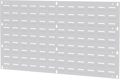 Akro-Mils 30636 Heavy Duty Wall Mount Garage Storage Steel Louvered Panel | Wall Storage Bin Hanging Organizer System for AkroBins, 36-Inch W x 19-Inch H, White, 4 Pack