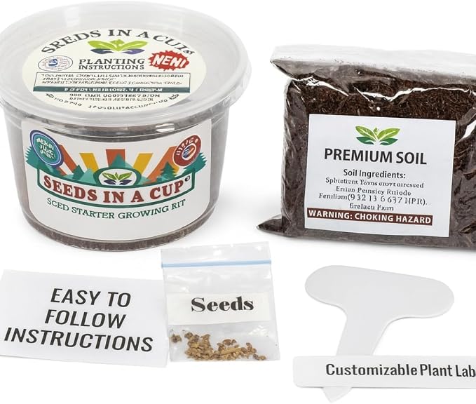 Dogwood Tree Seed Starter Grow Kit, Easy to use, Educational, Great Gift idea, Grow Your Own Tree, Huge Plant and Tree Selection to Choose from, Gift for Him