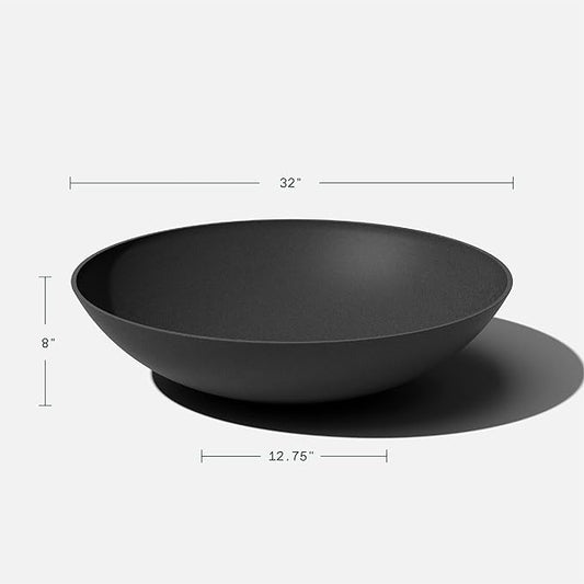 Veradek Mason Series Lane Bowl Planter| for Indoor or Outdoor Tabletops/Gardens |Made from Plastic-Stone Composite with Drainage Holes|Modern Décor for Flowers, Succulents, Small Plants