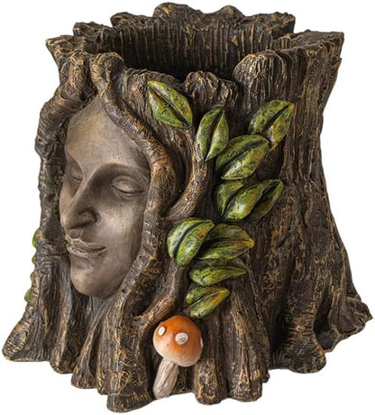 Pacific Giftware Tree ENT Planter, Face Planter Pot, Indoor/Outdoor ENT Planter, Face Garden Decor for Lawn, Patio or Home.