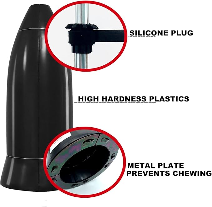 Squirrel Baffle for Bird Feeder Pole,Installation Without Removing the Pole,Wrap Around Poles Protect Bird Feeder,Suitable for Shepherd Hooks