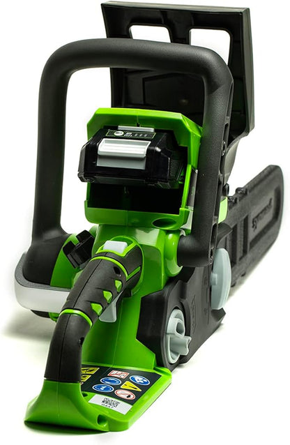 Greenworks 24V 10" Cordless Chainsaw, 2.0Ah Battery and Charger Included