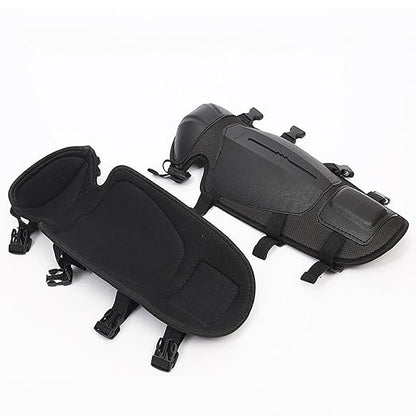 Adjustable Trimmer Gaiters Mowing Shin Guards Gardening Knee Pads Chainsaw Shin Guards Weed Eating Leg Protectors (Short)