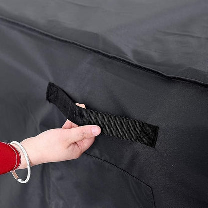 Tempera Outdoor Dining Set Cover for Outside Table and Chairs, Square Patio Table Covers for Outdoor Furniture, Anti-Fading, Windproof, 76''L x 76''W x 27.8''H, Grey