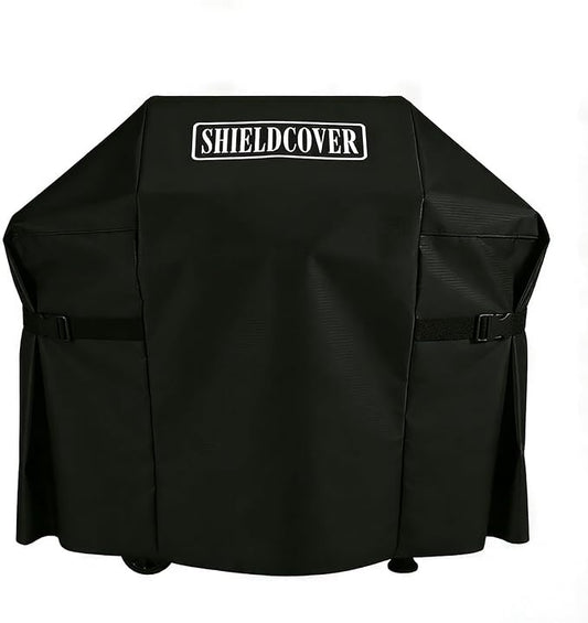 Heavy Duty Grill Cover for Weber Spirit 2 Series - All Weather 800D Oxford Fabric BBQ Cover for Spirit II E-210 E-310, Spirit 300 & 200 Series, Waterproof & Fade Resistant