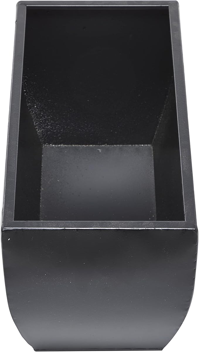 CosmoLiving by Cosmopolitan Metal Indoor Outdoor Planter, Set of 3 20", 18", 16"W, Black