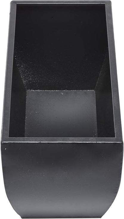 CosmoLiving by Cosmopolitan Metal Indoor Outdoor Planter, Set of 3 20", 18", 16"W, Black