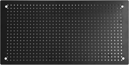 DEWEL Wall Organizer Peg Board, Metal Pegboard Panels with Accessories