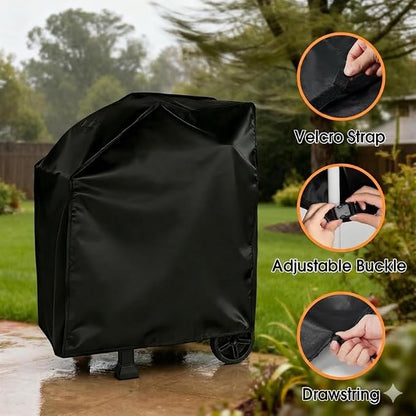 Grill Cover for Nexgrill 810-0025 Charcoal Grill, Waterproof Outdoor BBQ Griddle Cover, Fade-Proof UV-Resistant, All Season Protection - 36" W x 26" D x 42" H