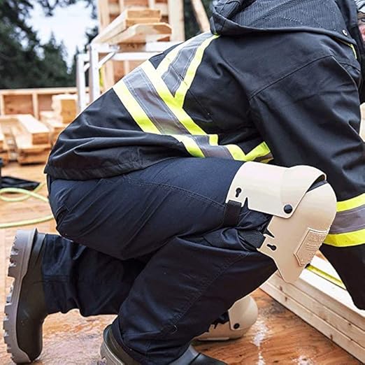 Sellstrom Ultra Flex KneePro Professional Knee Pads for Men & Women with Thick Foam Cushioning & Heavy Duty Hard Outer Shell - Adjustable Straps with Speed-Clips & Ergonomic Metal Hinges - for Construction Work, Gardening, Roofing, Flooring