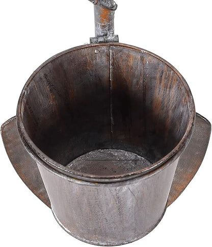 2Pcs Wall Mounted Planter Farmhouse Outdoor Wall Decor-Rustic Garden Shovel Tool Planters