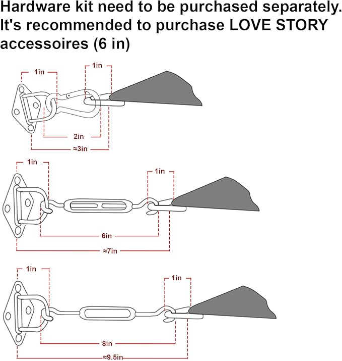 LOVE STORY Custom Size 5'x6'x7.8' Brown Sun Shade Sail Right Triangle Sunshade Fabric Awning Canopy for Patio Backyard Carport Pergola (Customized)