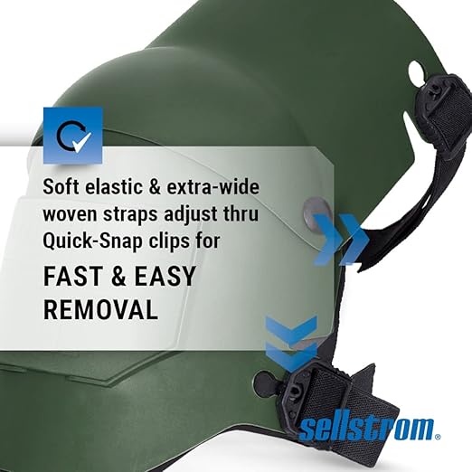 Sellstrom Ultra Flex KneePro Professional Knee Pads for Men & Women with Thick Foam Cushioning & Heavy Duty Hard Outer Shell - Adjustable Straps with Speed-Clips & Ergonomic Metal Hinges - for Construction Work, Gardening, Roofing, Flooring