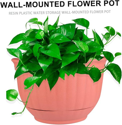 BESPORTBLE Hanging Half Circle Flower Pot Modern Wall Planter Safe Stylish Flower Container