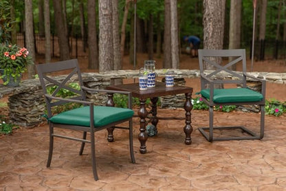 Sunbrella Patio Cushions - (2 Pack) - 20" W x 20" L x 2.5" T, Outdoor Chair Cushion with Comfort, Style & Durability Designed for Outdoor Living - Made in The USA