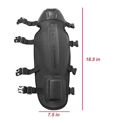 Adjustable Trimmer Gaiters Mowing Shin Guards Gardening Knee Pads Chainsaw Shin Guards Weed Eating Leg Protectors (Short)