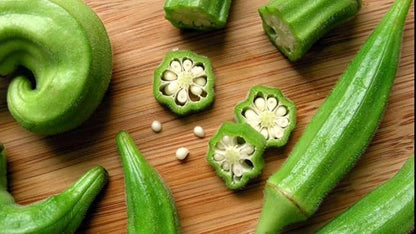 Seeds Louisiana Green Okra (Bamia, Lady Finger) Heirloom Vegetable Non GMO