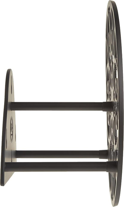 Liberty Garden Products 670 Wall Mounted Decorative Hose Butler, Holds 125-Feet of, Black (Pack of 2)