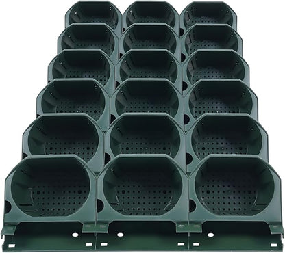 Garden Growing System, Vertical Self Watering Wall-Mounted Planters, Outdoor Hanging Grow Bags 36 Pockets, for Home Balcony Decoration