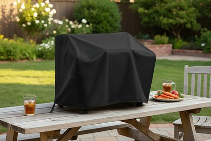 Outdoor Tabletop Grill Cover for Char Broil 200 Stainless Steel Portable Gas Grill, Waterproof Outdoor BBQ Table Top Grill Cover for Charbroil Model 465640214